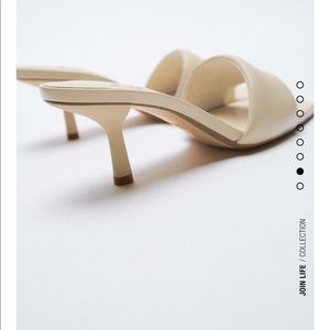 Zara goat leather sandals bloggers fav